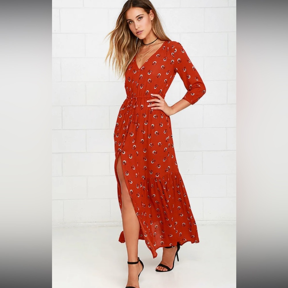Floral maxi dress